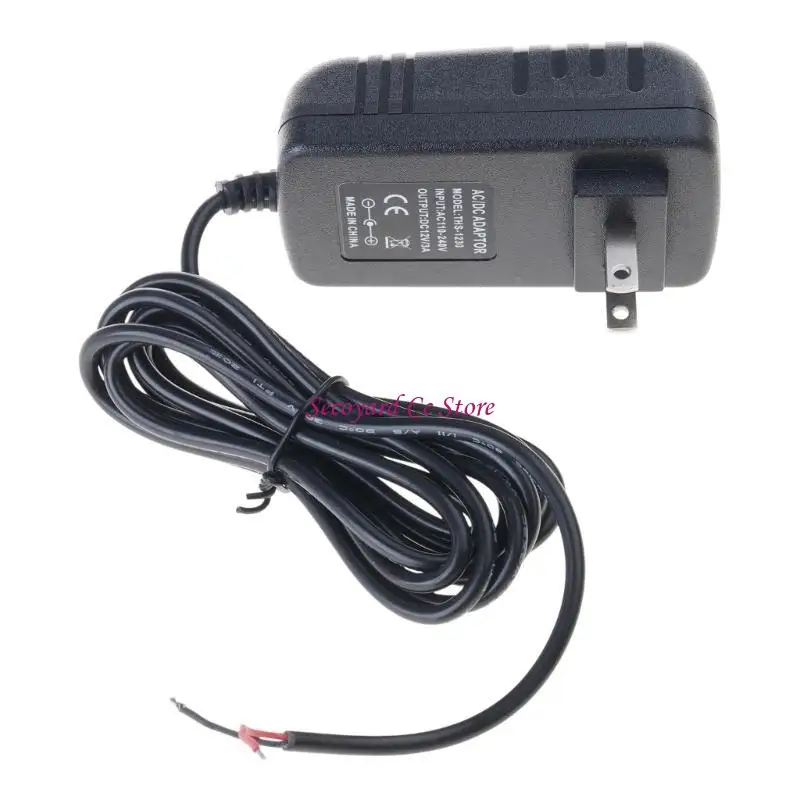 N3UC AC100-240V to DC12V Power Adapter for Routers Cameras Speakers and LED Lights