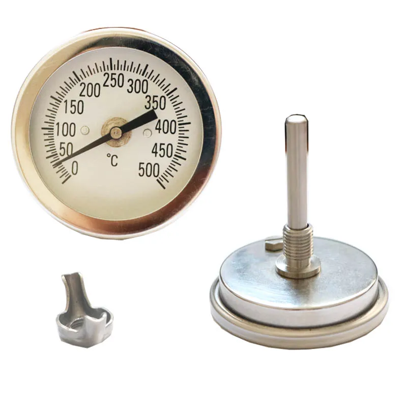 

Stainless Steel 304 0-500C BBQ Bimetal Thermometer Temperature Gauge