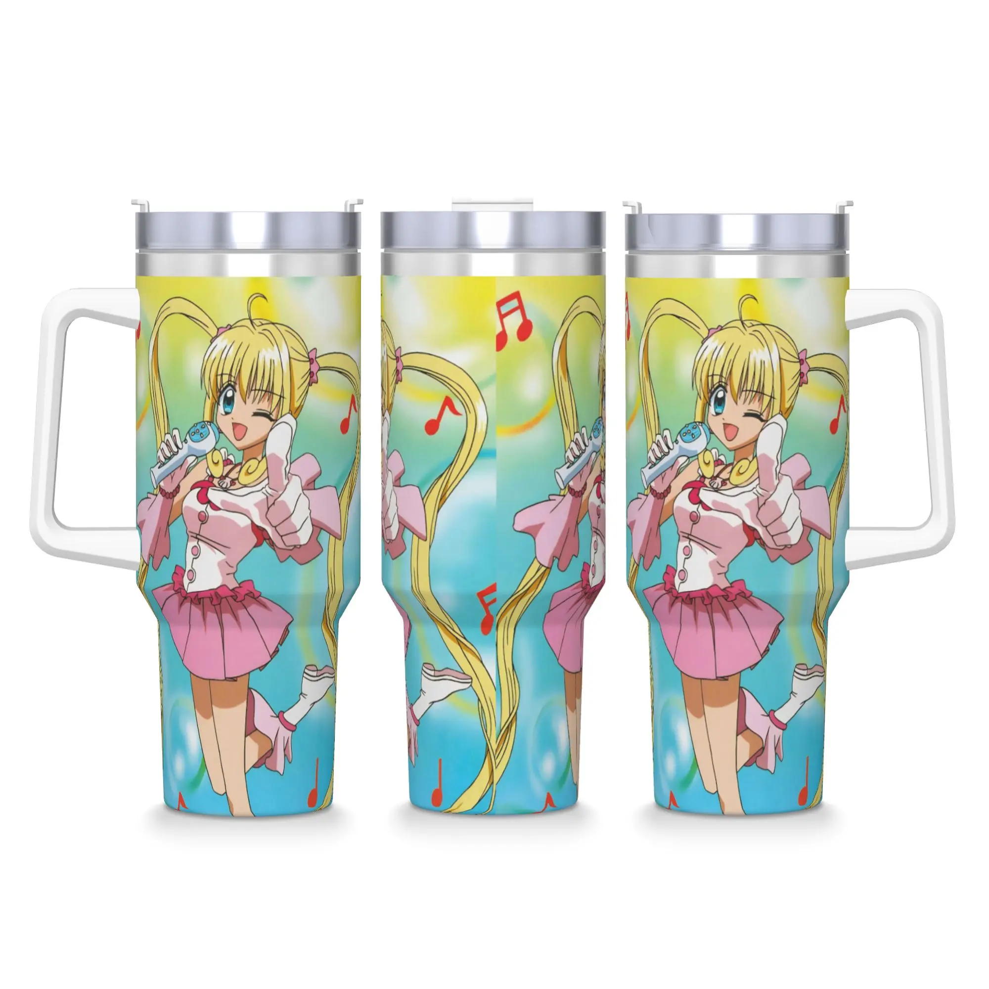 

Mermaid Melody Pichi Pichi Pitch Tumbler Hot Drinks Water Bottle Keep Heat Stainless Steel Thermal Mug Printed Driving Mugs Cup