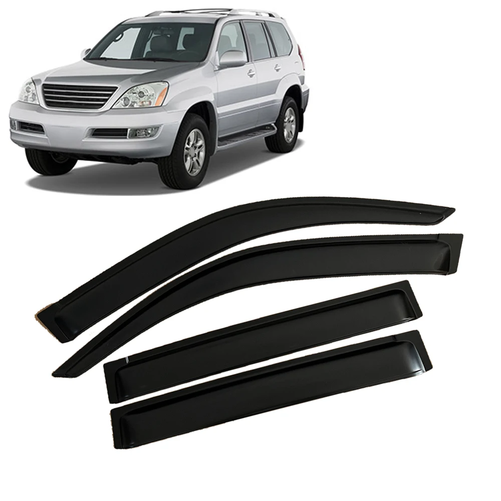 

Оконный козырек для Lexus GX470 J120 2003 2004 2005 2006 2007 2008 2009, ветрозащитные дефлекторы, защита от дождя, дверной козырек, вентиляционные шторы