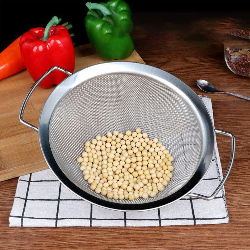 

Fine Mesh Stainless Steel Paint Strainer Airless Sprayer Protector Two Handles Bucket Filter Paint Impurities Filter