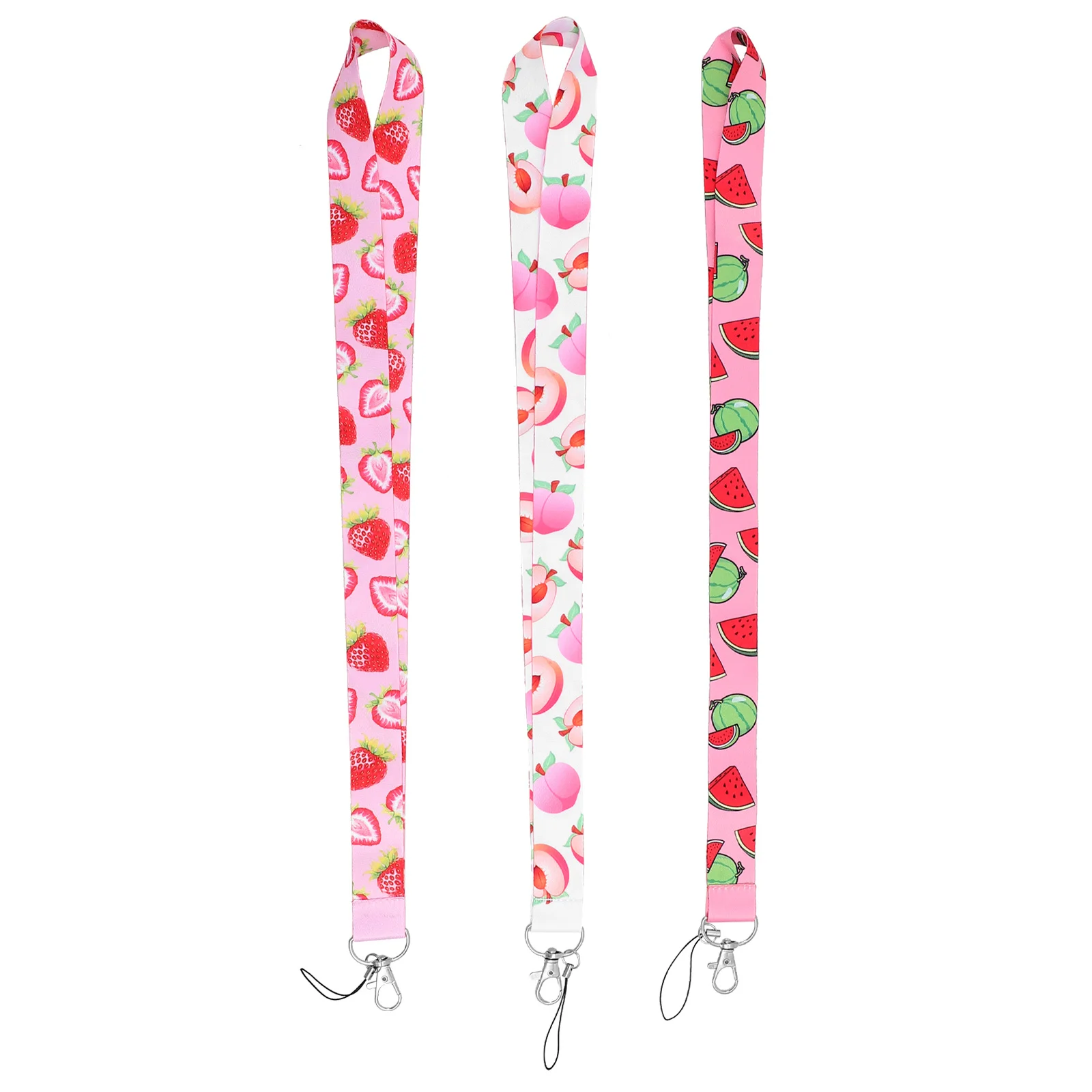 

3Pcs Professional Hanging Ropes Id Card Lanyards Suitable Factory Workers Office Staff Lanyards Lanyard with Clip
