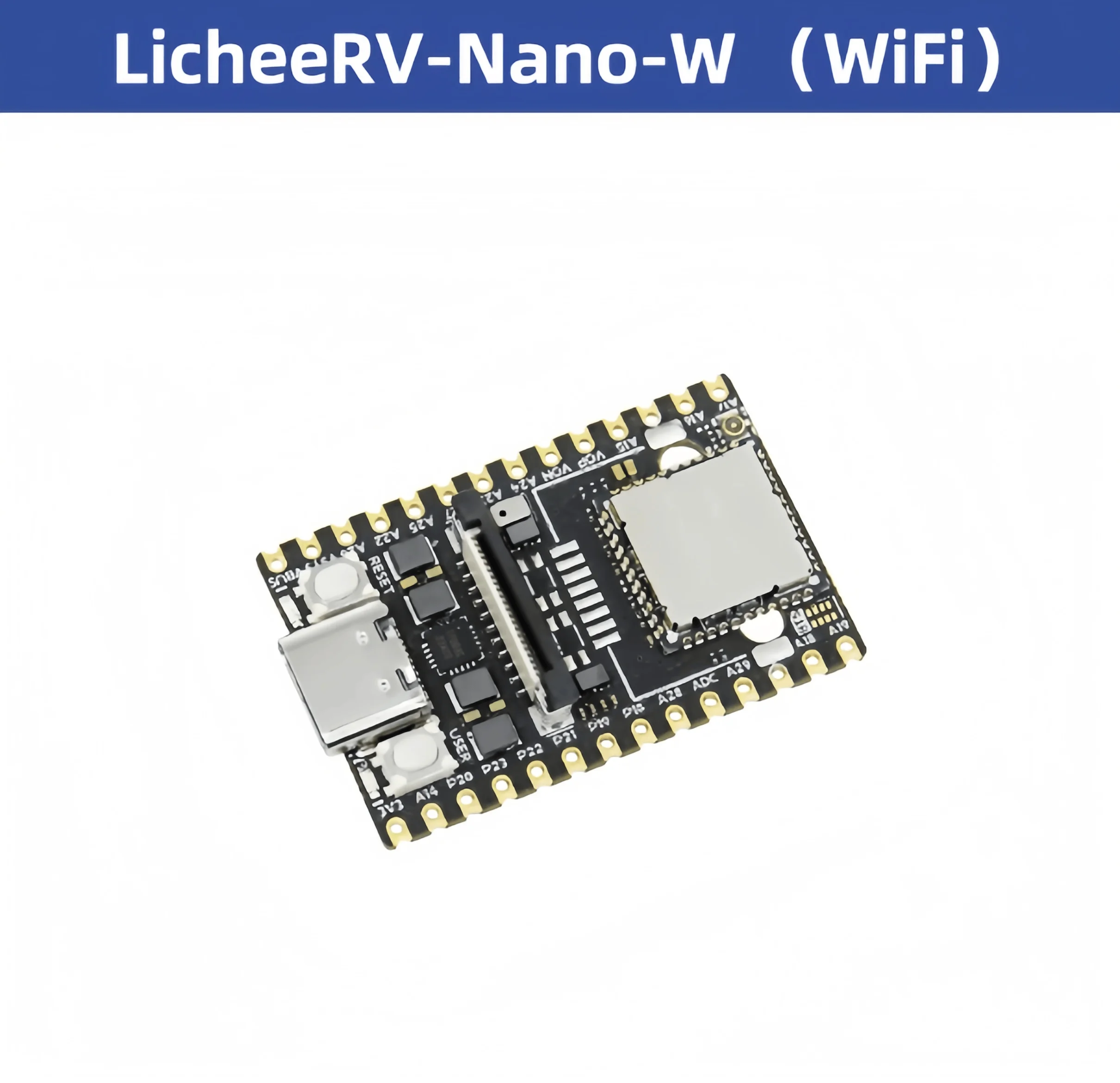 Sipeed LicheeRV Nano SG2002 RISC-V Ontwikkelingsboard - WiFi6, Ethernet, AI Vision