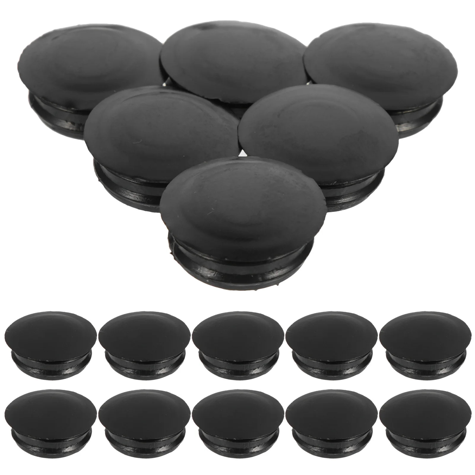 

100Pcs Hole Plugs Furniture Plastic Screw Hole Covers Decorative Button Caps for Cabinet Chair Table Legs Button Plugs
