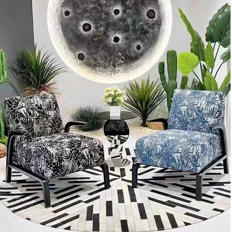 중세풍 싱글 소파 의자