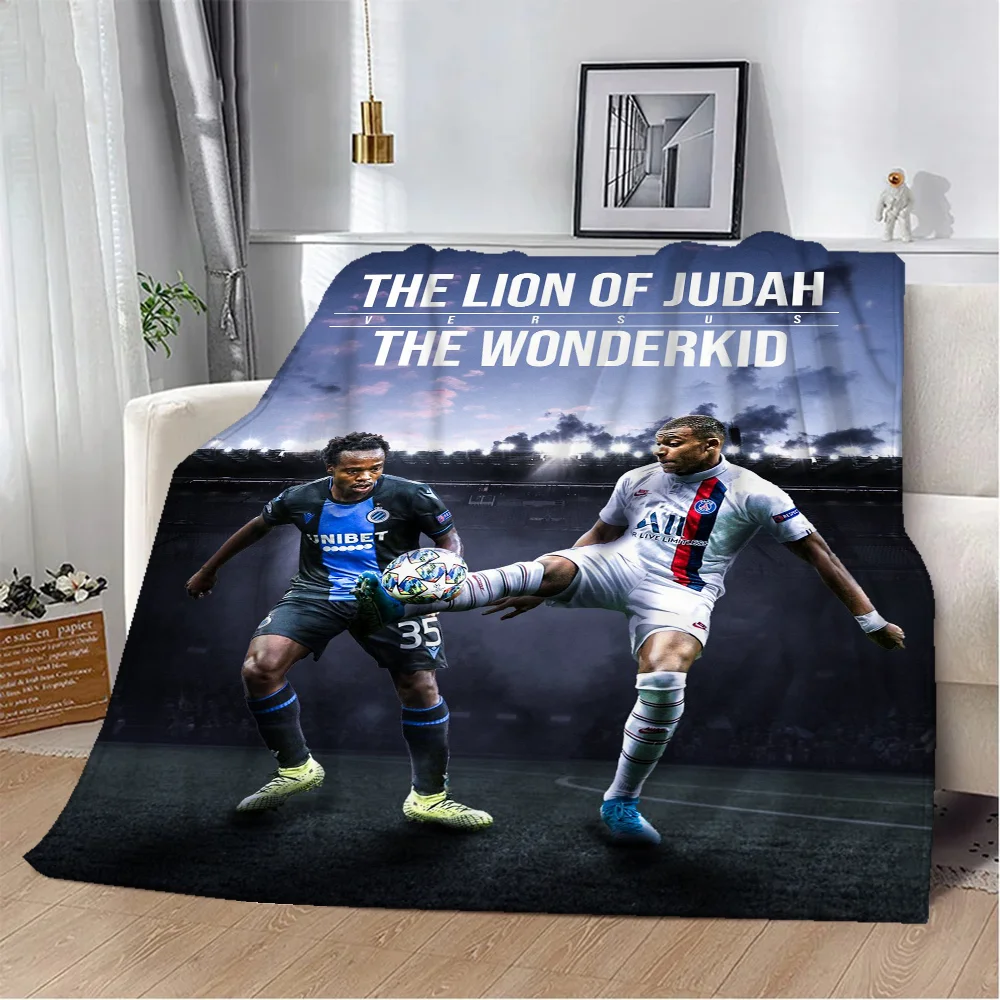 Mbappe Blankets for Decorative Sofa Blanket King Size Luxury Bedding Home Interior Knitted Plaid Beach Towel Bed Throw Knee Nap