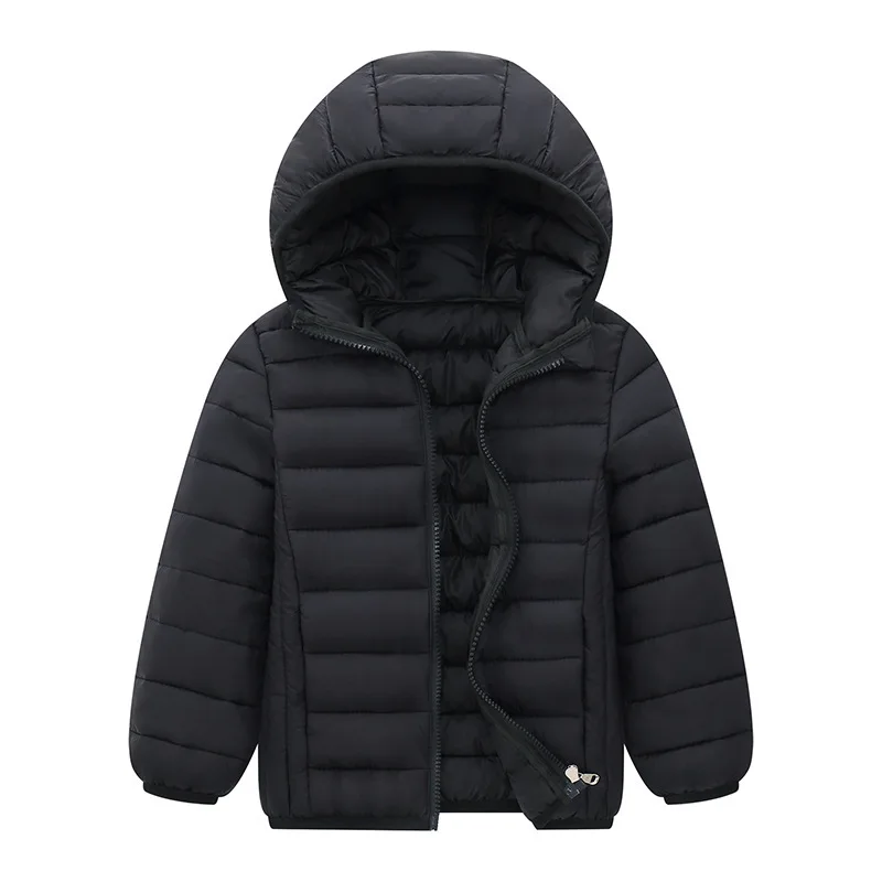 Jungen- und Mädchen-Herbst-Daunenjacke mit Kapuze, Teenager-Parka, Kinder-Winterjacke 2026, Neue Mode Kinderjacke, Oberbekleidung