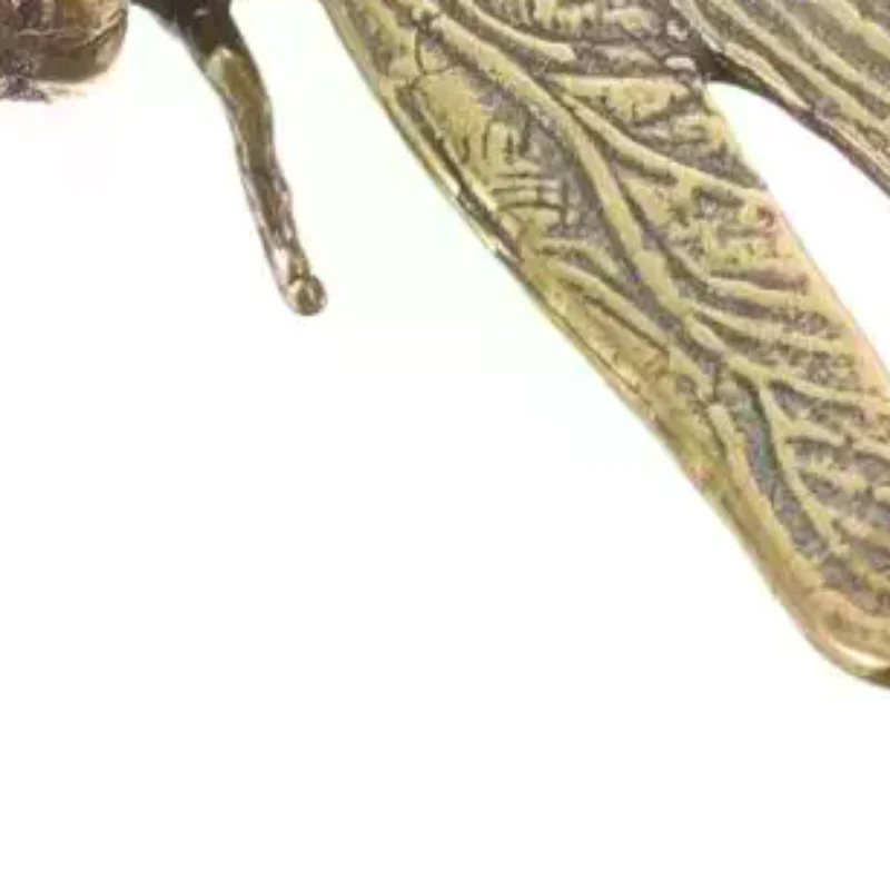 Solid Brass Mini Insect Figurines Antique Finish Intricate Hand Carved Miniature Statue For Shelf Decor Holiday Gift Collection