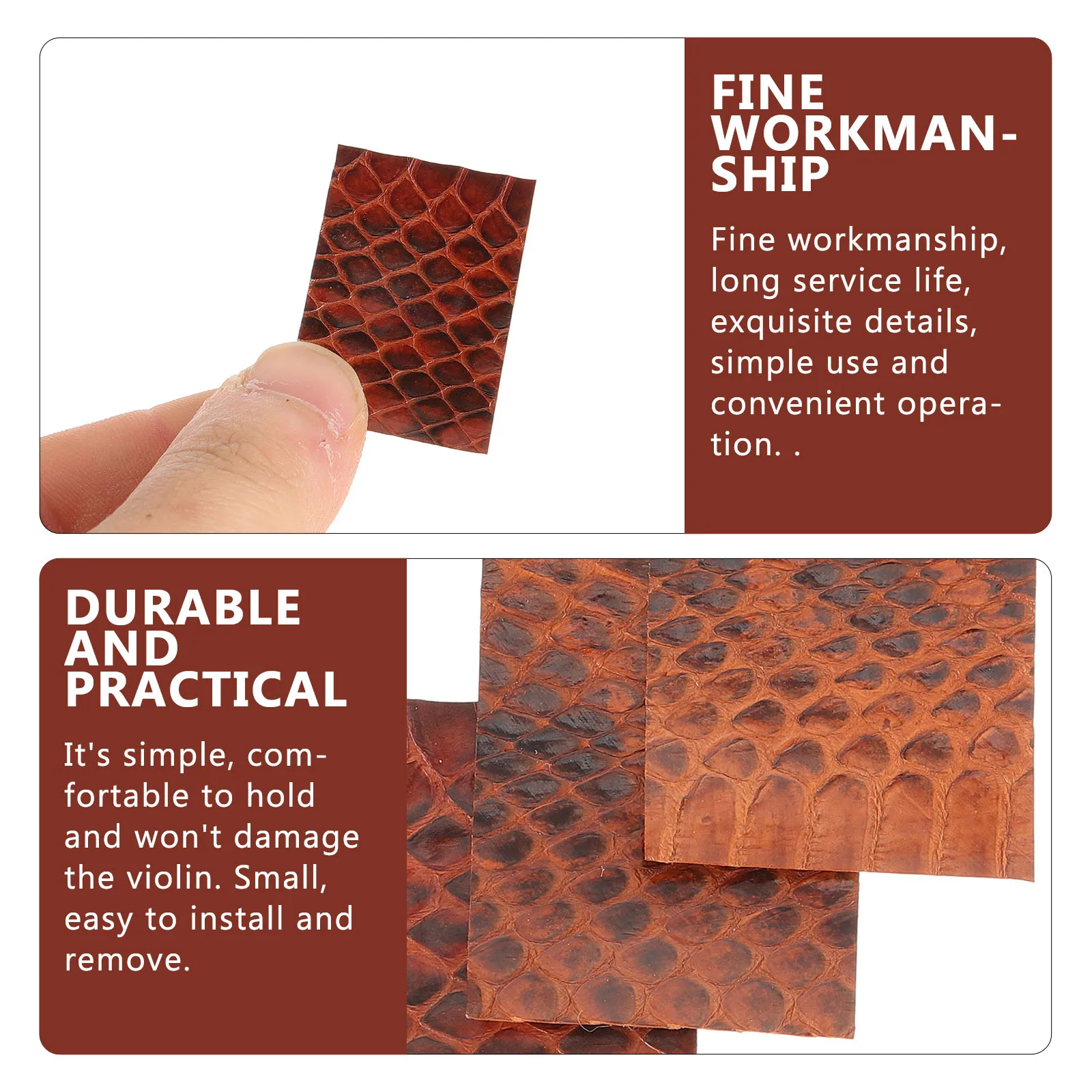 

3pcs Violin Bow Sleeve Accessories Replacement Skin for Kids Adults Easy Install Lightweight Small Size Premium Material