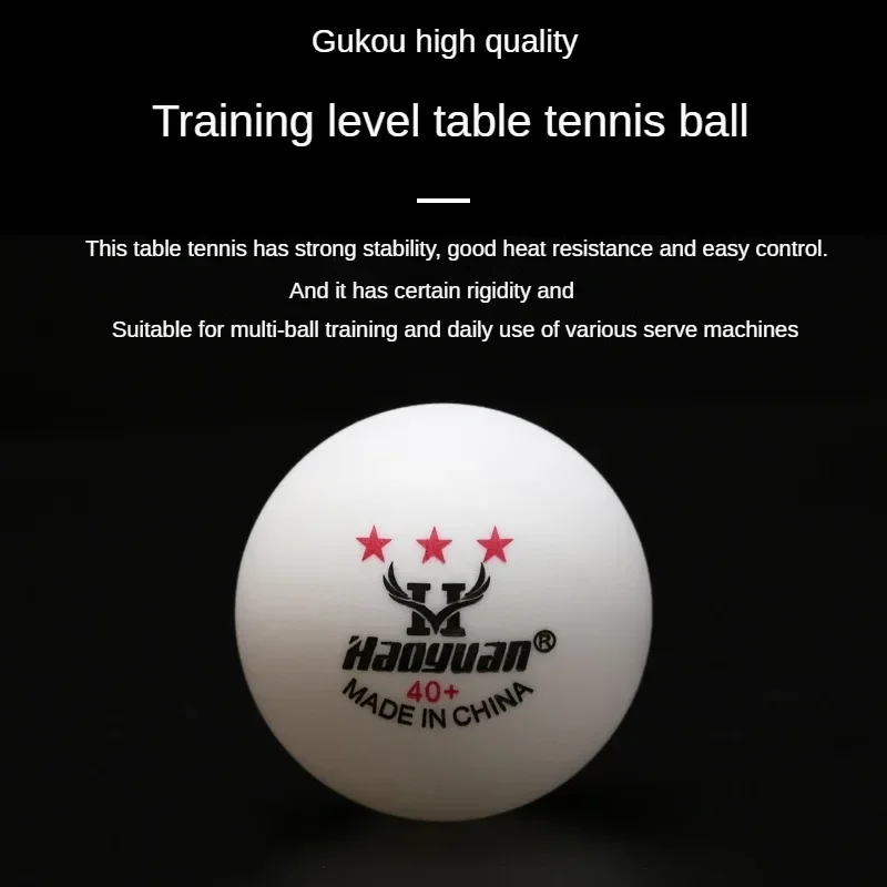 Professional 3 Star Ping Pong Balls New ABS Plastic Table Tennis Ball 3 Star 2.8g 40+mm Ping Pong Balls for Match Training Balls