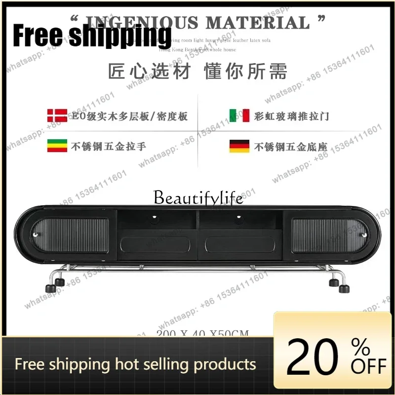 jj5  Best Seller Yj9 Medieval Style Solid Wood TV Cabinet Living Room Floor Storage Cabinet Light Luxury Style