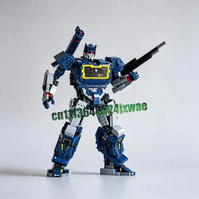 1429PCS Robot Soundwave MOC Model Custom Puzzle DIY Assembly Building Blocks Creative Figure Toy Gift Collection Display Hobby