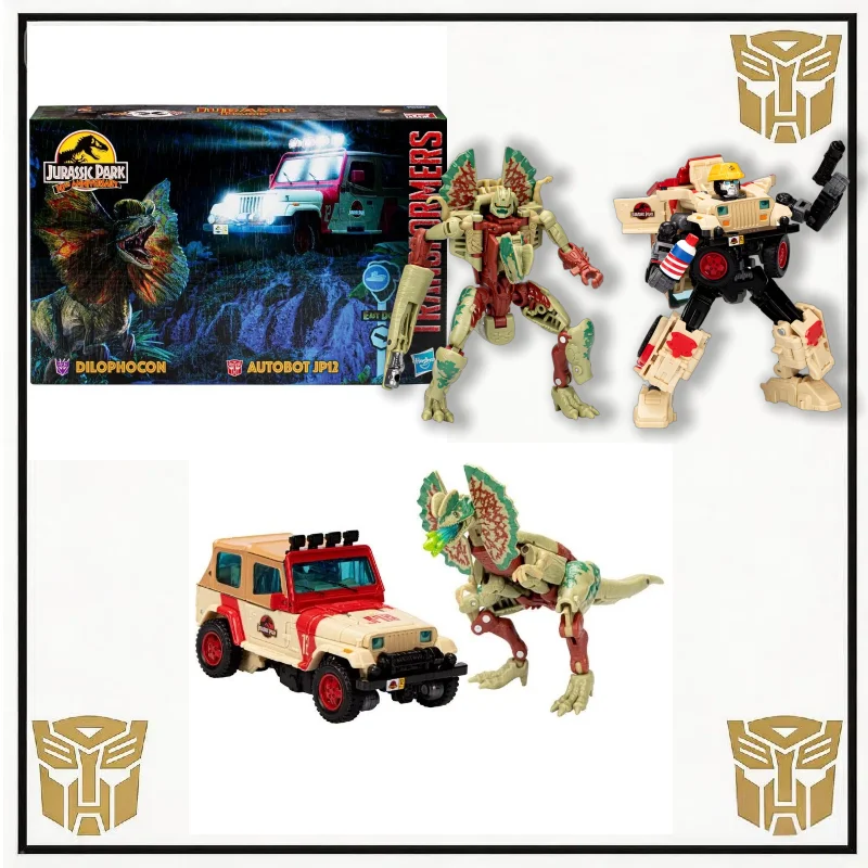 

【 Spot Goods】 Hasbro Transformers 2-Pack Limited Collab Dilophocon & Jeep Wrangler Action Figure With Accessories