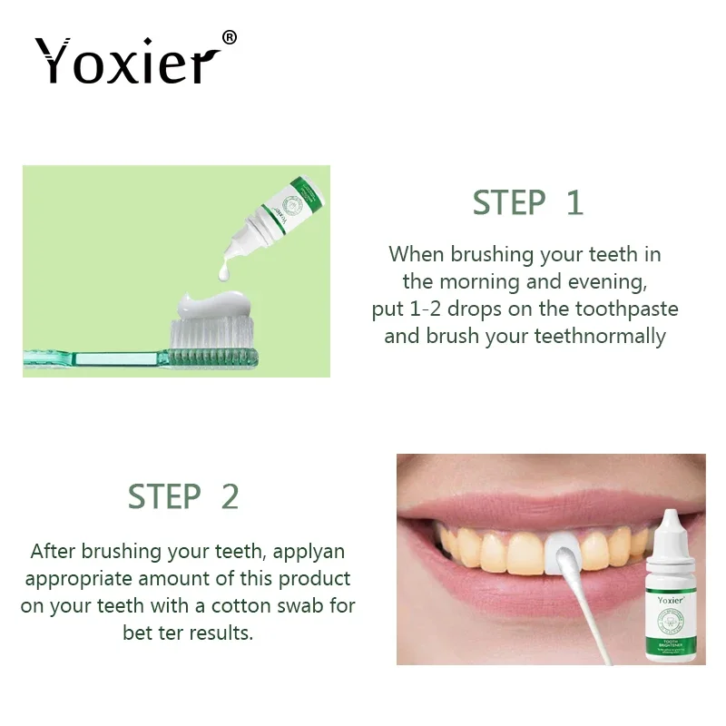 Tooth Brightener Effectively Cleans Teeth Brightens Yellow Teeth Remove Stains Bleaching Tools Fresh Breath Dental Care