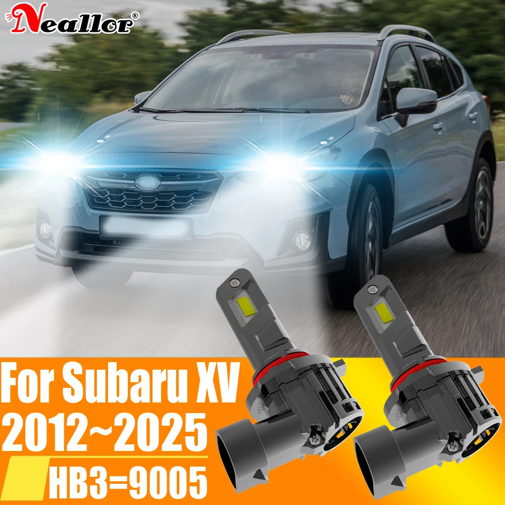

2pcs HB3 9005 Led Headlight Canbus Car Bulb High Power 6000K Xenon White Light Moto Diode Lamp 12v 55w For Subaru XV 2012~2025