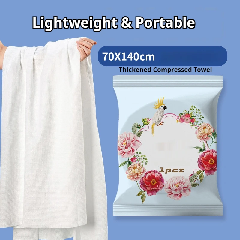 3/7 قطع مناشف حمام سميكة مضغوطة، مناشف مضغوطة، مناشف وجه للاستعمال مرة واحدة، مناشف حمام كبيرة وسميكة، حزمة سفر من القطن الخالص، محمولة، أفضل هدية لعيد الميلاد والهالوين وعيد الشكر، هدايا عيد الميلاد #2