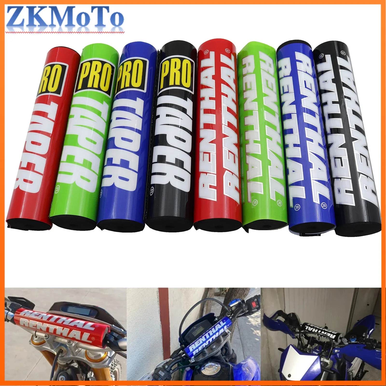 แผ่นรองมือหมุน renthal Pro ขนาด25ซม. แผ่นโฟมปิดหน้าอกสำหรับ KTM Honda Yamaha KAWASAKI Suzuki ATA