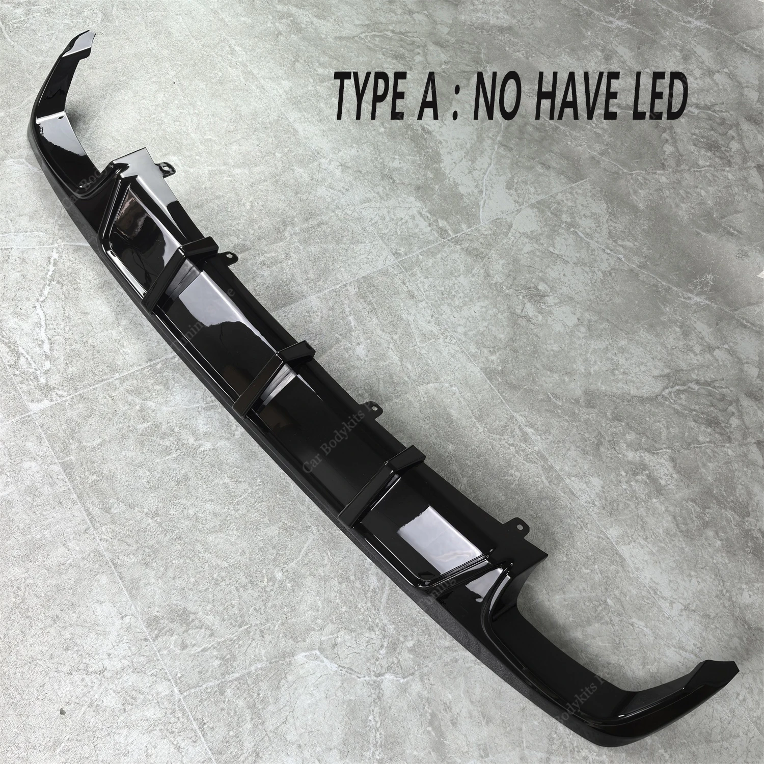 Gloss Black MP/F1 Style Achterbumper Diffuser Valance Lip Voor Bmw 5 Serie G30 G31 Luxe Lijn 2021-2023 Facelift Tuning