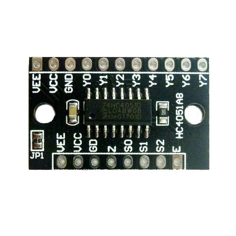 ELECT-Raspberry Pi لـ Arduino وحدة معدد تناظرية/Demultiplexer متوافقة مع 8 قنوات HC4051A8 74HC4051 لوحة تجارب Mountin