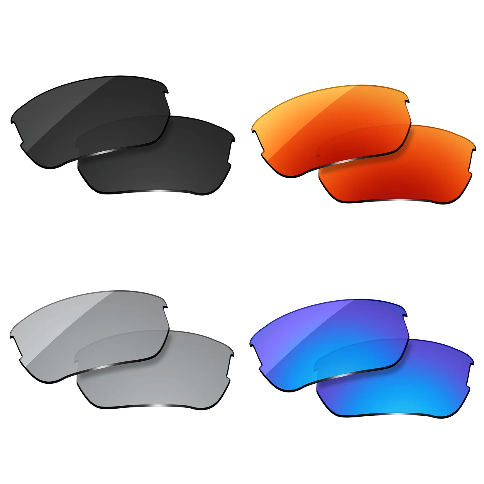 OOWLIT Polarized Lenses Replacements Compatible with Wiley X Valor Sunglasses
