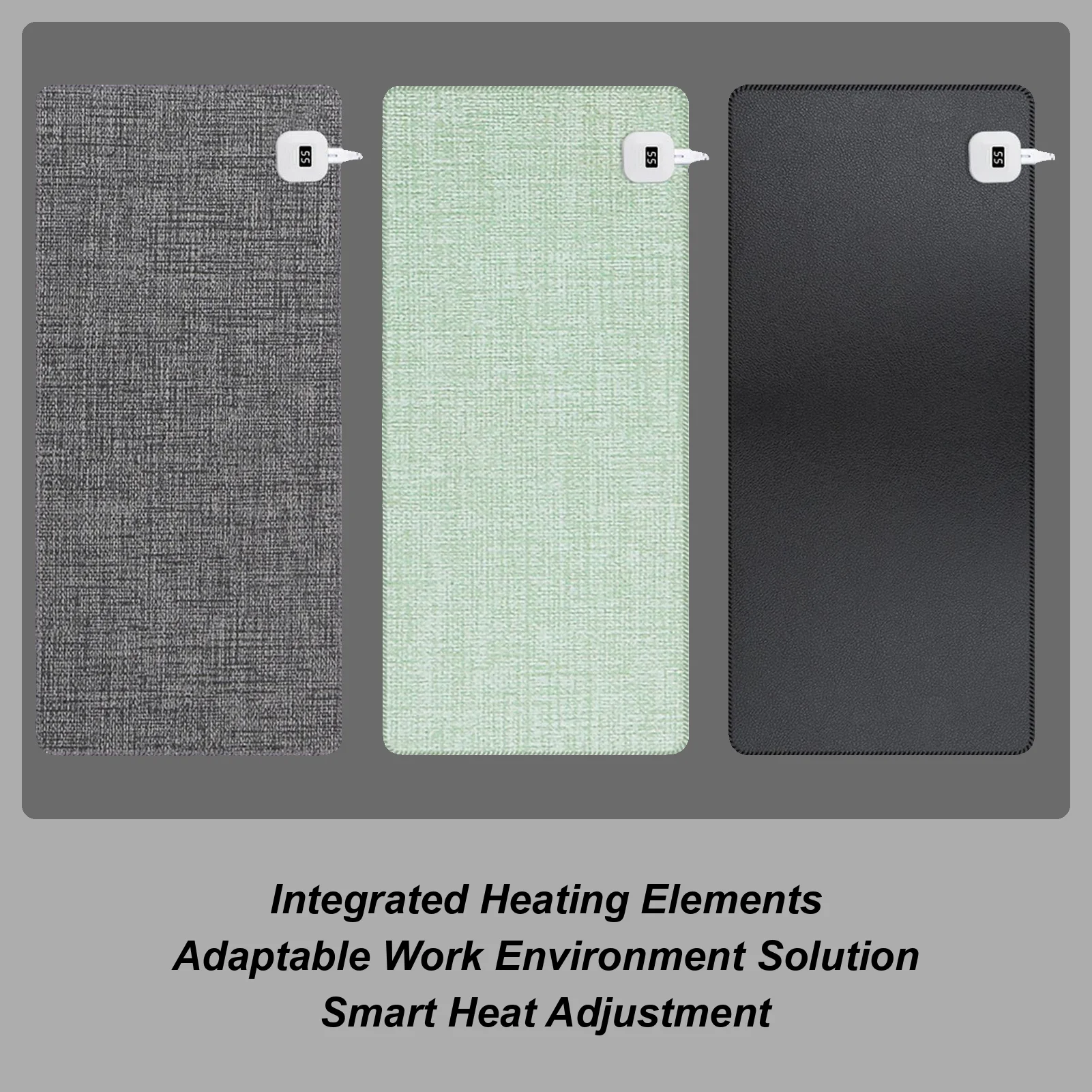 Heated Desk Pad Electric Fast Heating Keyboard Mat EU Plug Heated Mouse Pad Office Warm Hand Pad Temperature Control