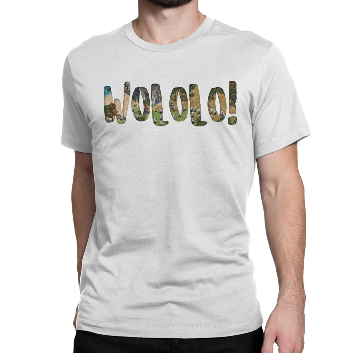 GAME 1999 WOLOLO Landscape Men Women T Shirt Age Of Empires Leisure Tees Short Sleeve Round Collar T-Shirts 100% Cotton Clothing