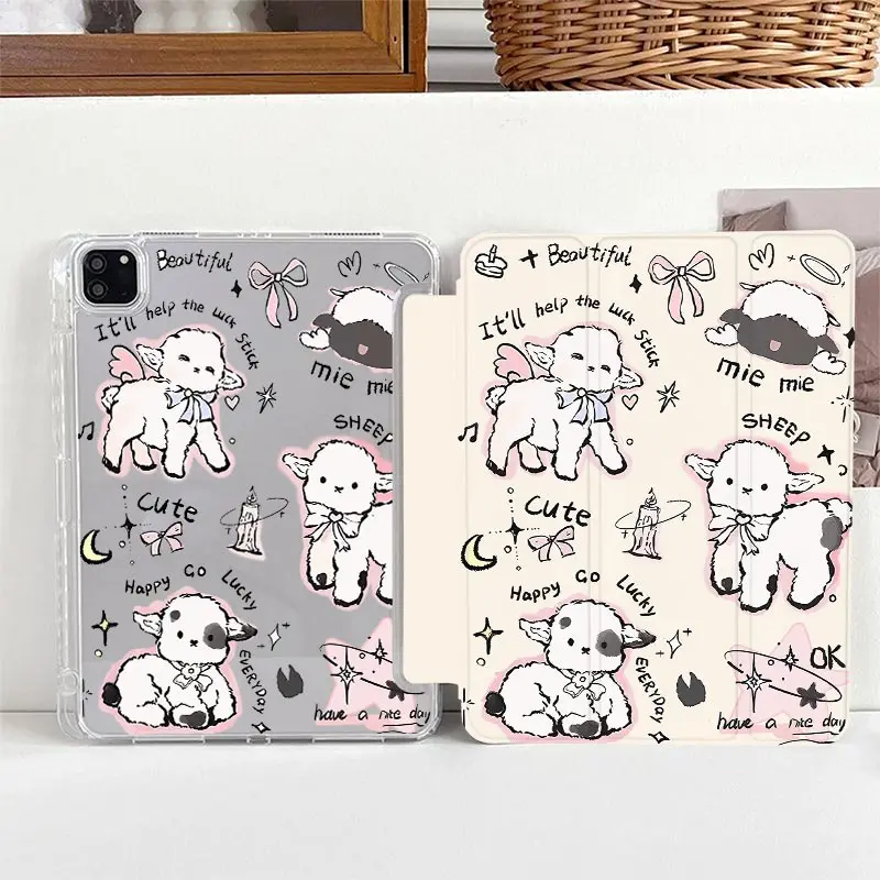 Tri-fold Protective Case For Tab S6 Lite 10.4 inch Samsung Tab S7 S8 S9 11 Tab A11 A9 8.7" Plus 11" A8 Samsung S10 S9 12.4 inch