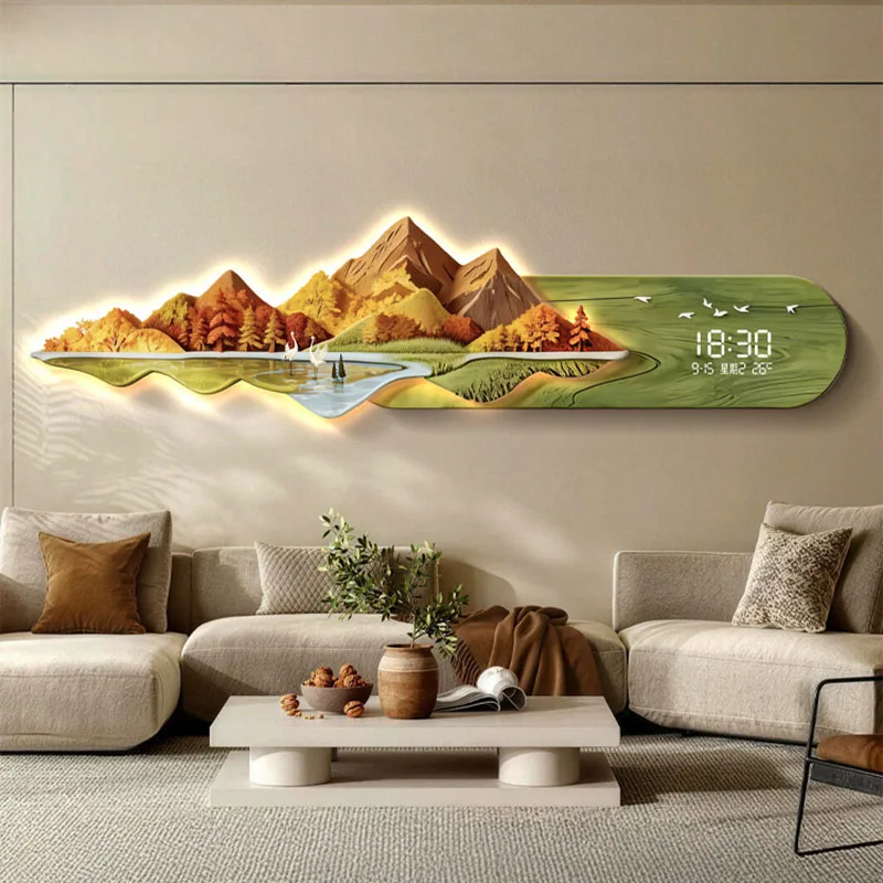 Luxury Modern Clock Wall Led Big Size Bedrooms Creative Design Fashion Wall Watch Restaurant Horloge Murale Room Decorations