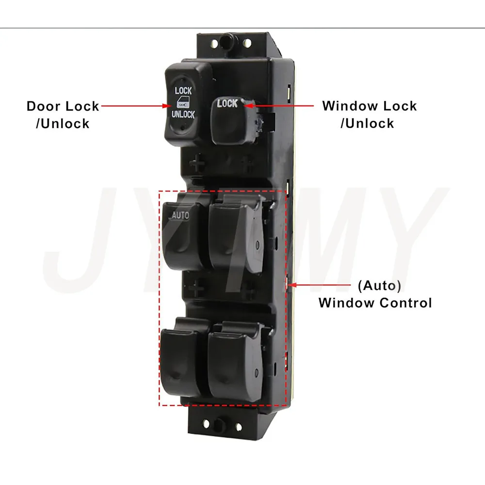 Electric Power Master Window Switch for Isuzu Rodeo 1998-2004 Front Left Glass Lifter Control Button Regulator Parts 897135-9271