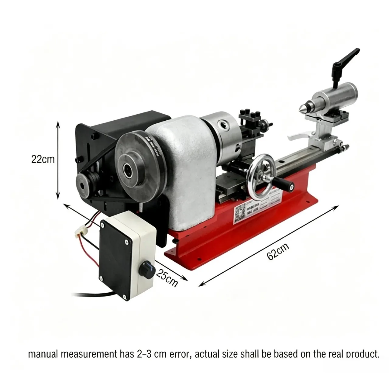 Mini Benchtop Lathe DIY Household Instrument Lathe For Metal Wood Crafts DIY Processing Small Precision Machining Equipment