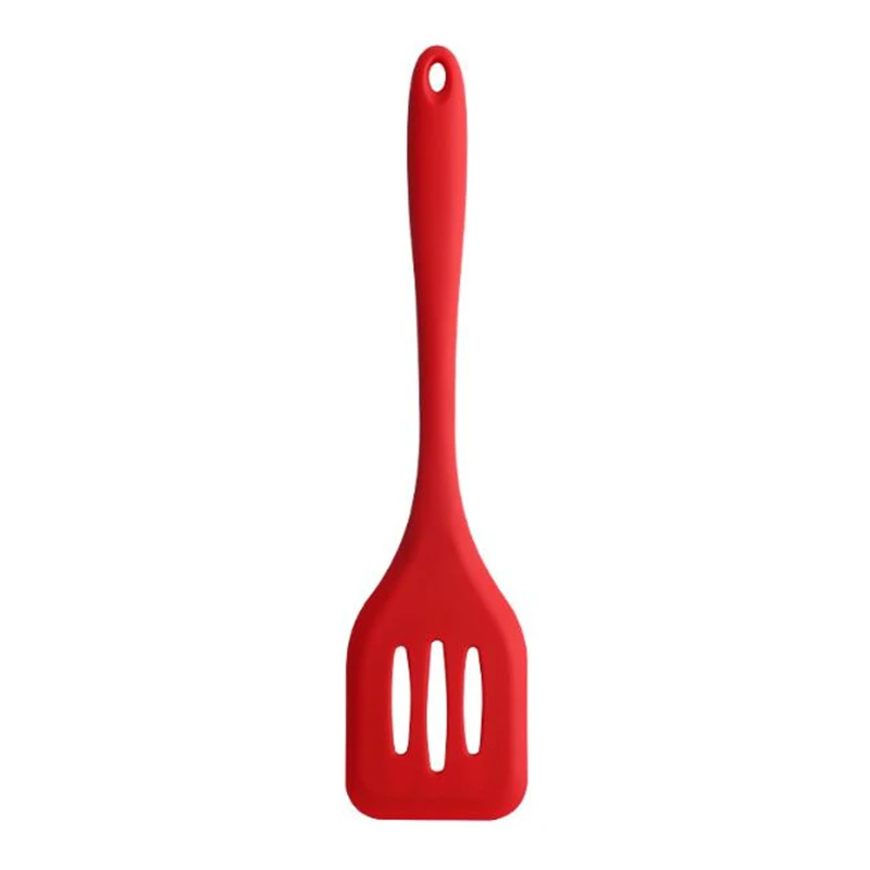 Silicone Turners Gadgets Spatula Egg Fish Frying Pan Scoop Fried Shovel Slotted Turners Kitchen Tools Cooking Utensils