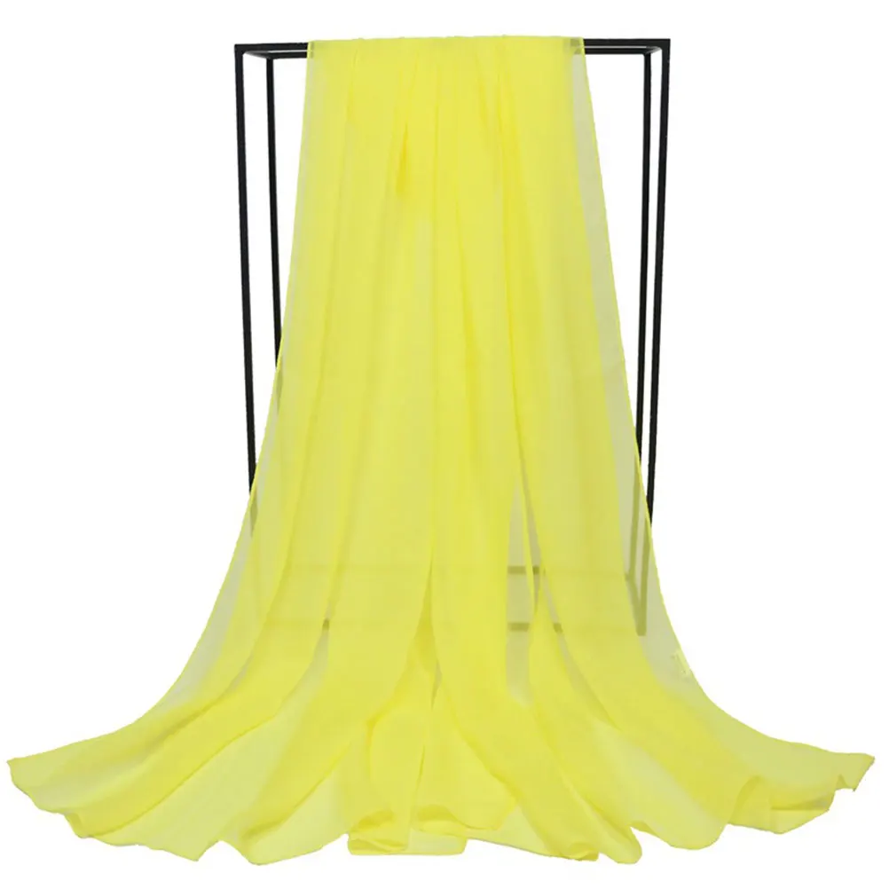 

Sunscreen Scarf Women Shawl Solid Color Tourism Family Travel Fashion Summer Miss Warm Accessories