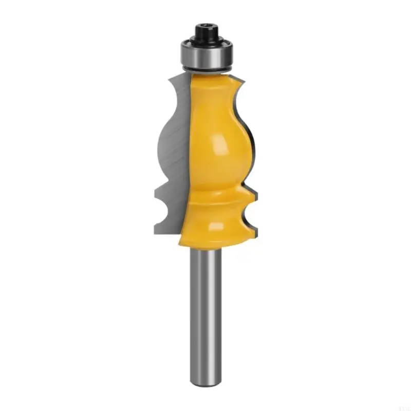 

WXTC Professional Hard Metal Carving Tool 6mm Shanks Fish Tail Design Router Bit Milling Cutter For Furniture Molding