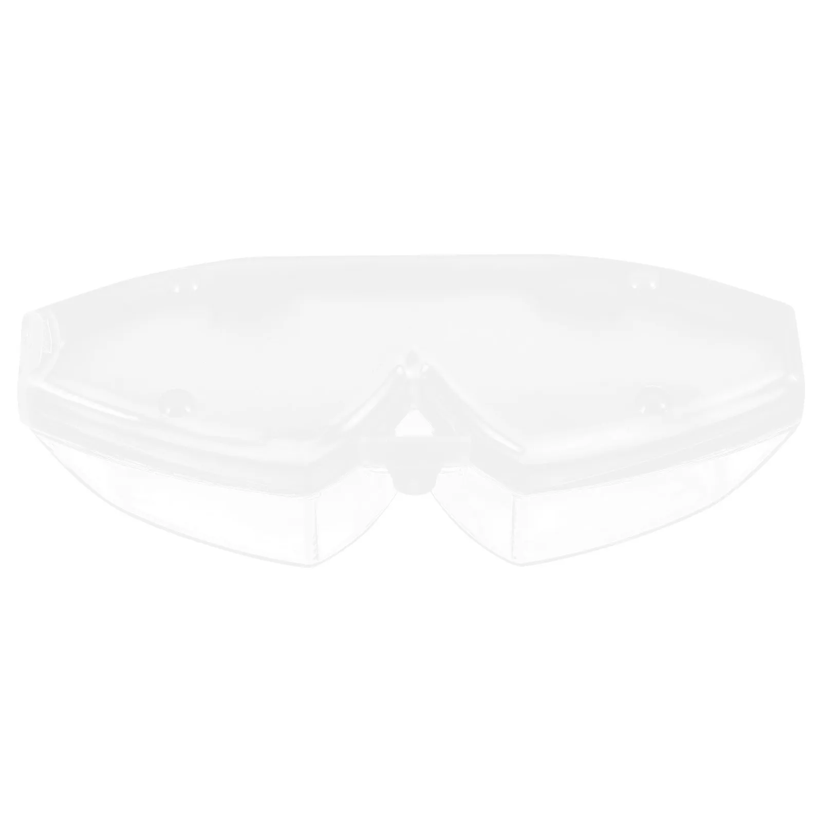 Swimming Goggles Case Transparent Plastic Protective Storage Box for Sports Eyewear Travel Carrying
