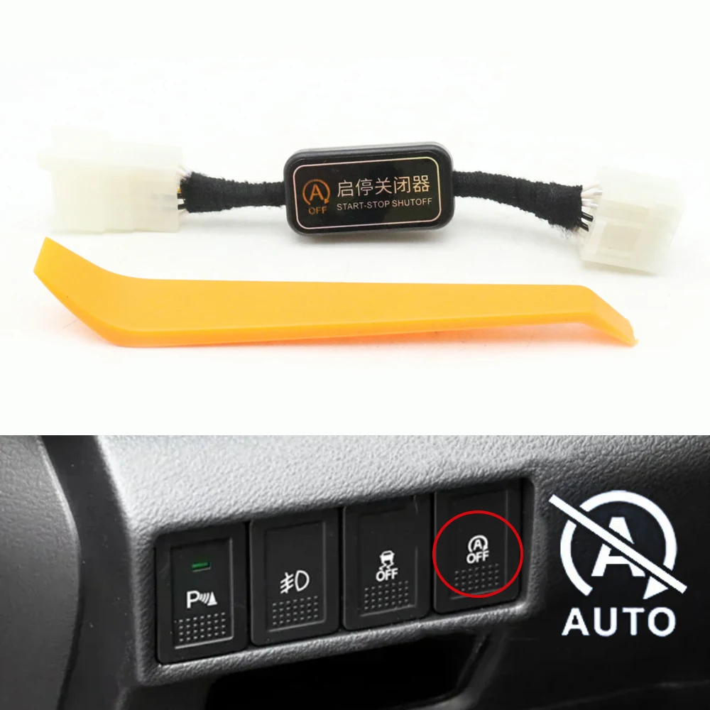 Éliminateur de moteur de démarrage et d'arrêt automatique, dispositif d'arrêt, adaptateur de capteur, câble d'arrêt et d'annulation pour Suzuki SX4 s-cross JY 2015 – 2023
