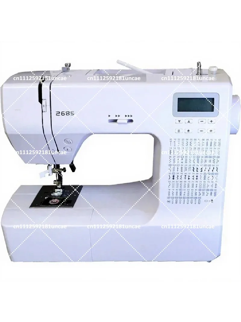 Multifunctional Household LCD Display Sewing Machine 220V 36W Mute Thick Fabric Buttonhole Embroidery Stitching
