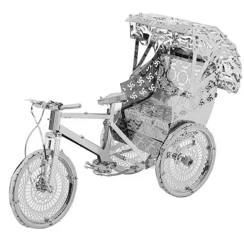 3D Metal Puzzle Model Kits DIY Laser Cut Jigsaw Toy for Children Educational Building Crafts