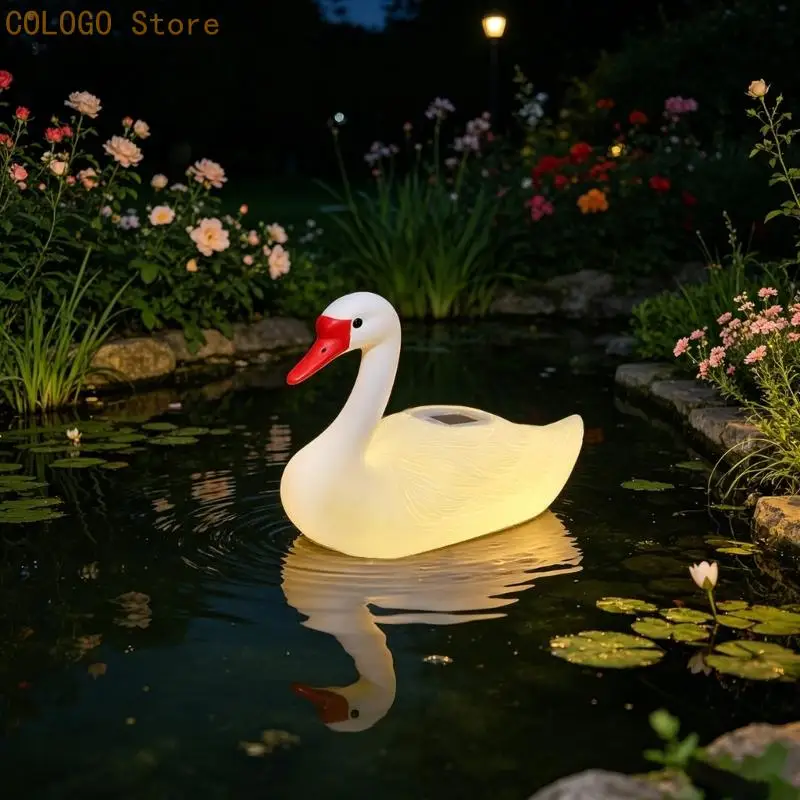 Water Feature Floating Light with Solar Charging, Automatic Evening Use for Pond, Landscape Pool and Artificial Lake D0LD