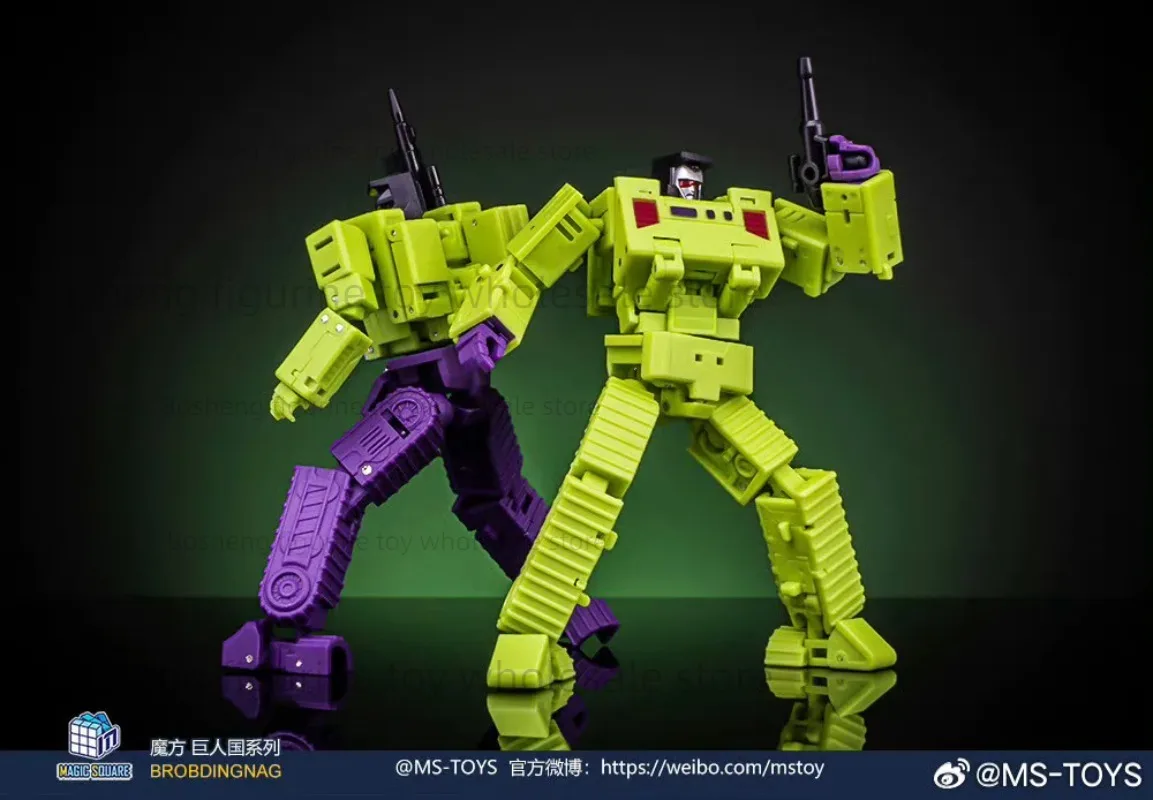[In stock] Magic Square MS-41A MS-42A 10cm MS41A MS42A Excavator Bulldozer Devastator Transformed toys Action Figure
