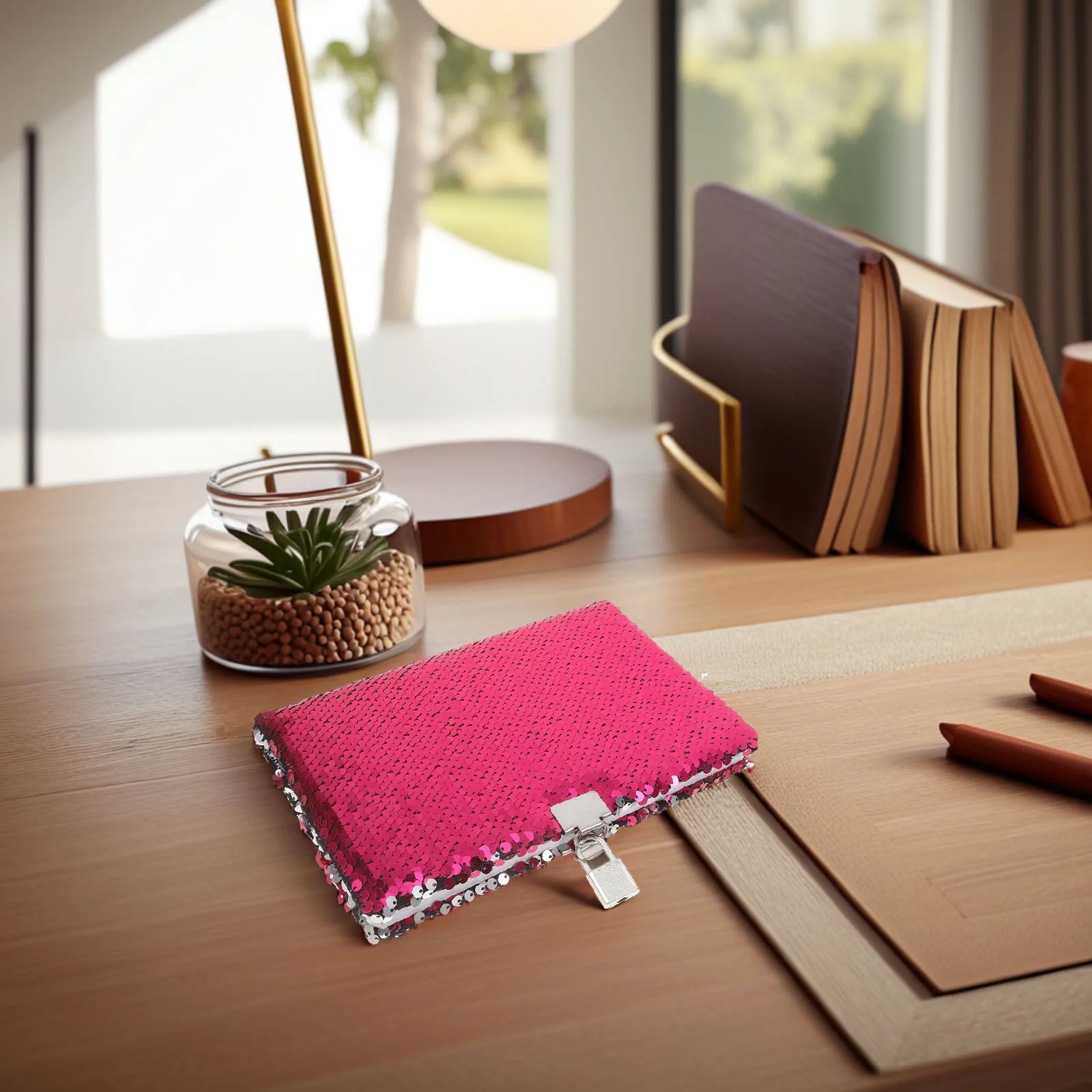 Flip Sequin Notebook Diary for Kids Three Years Cute Journal Notebooks Girls Notepad