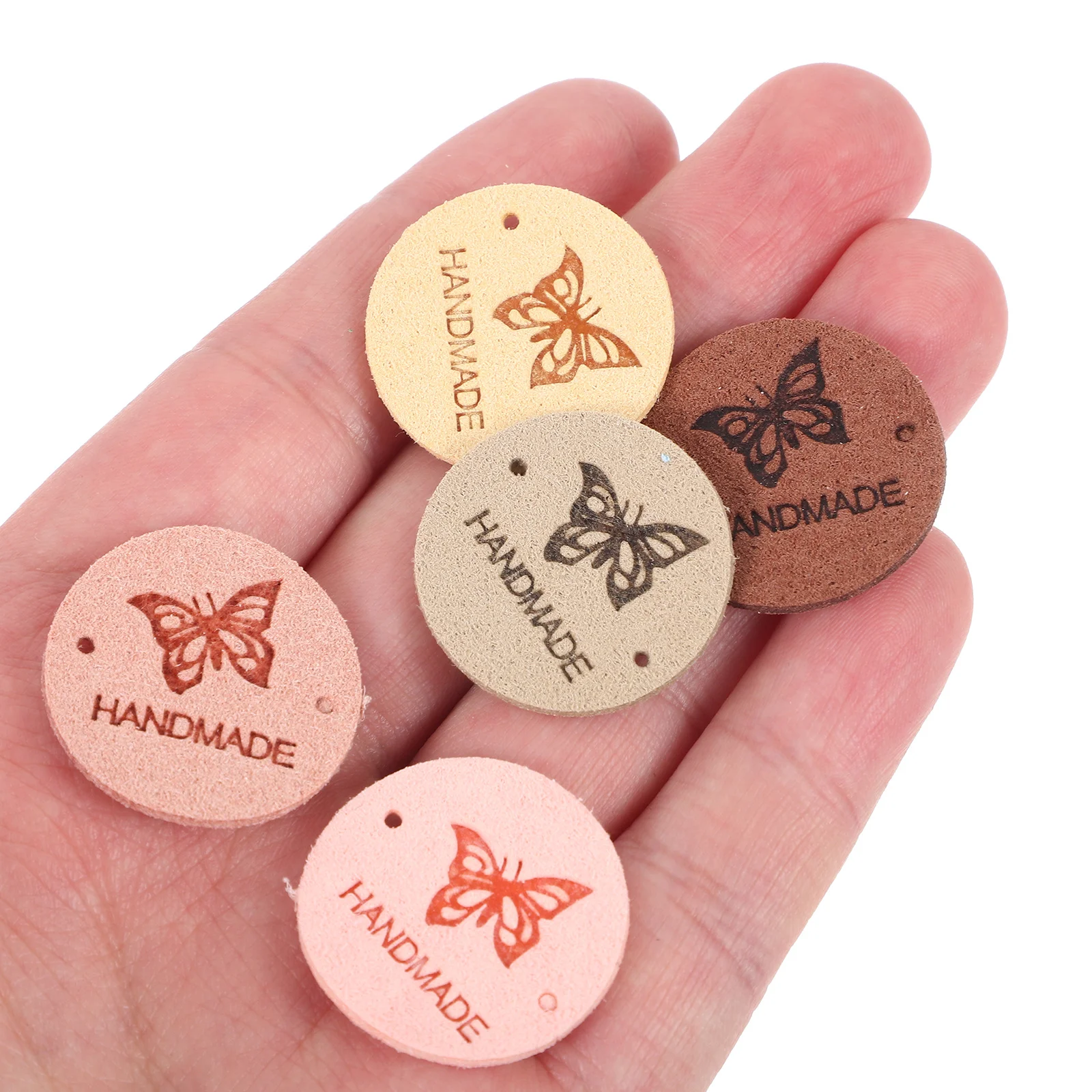 

50Pcs Handmade Sewing Labels Tags for Clothing Accessories DIY Gifts Yarn Projects Fabric Tags for Handmade Items