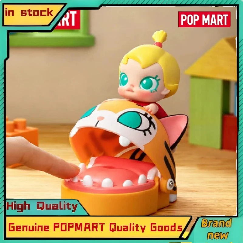 

New Genuine Pop Mart Molly Prank Big Ear Cat Pvc Decorative Figurine Collectible Art Toy Figure Desktop Birthday Gifts