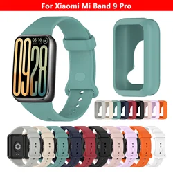 Originele siliconen band voor Xiaomi Smart Band 9 Pro armband Sportbandaccessoires voor Mi Band 9 Pro Bumper Horlogeband Correa