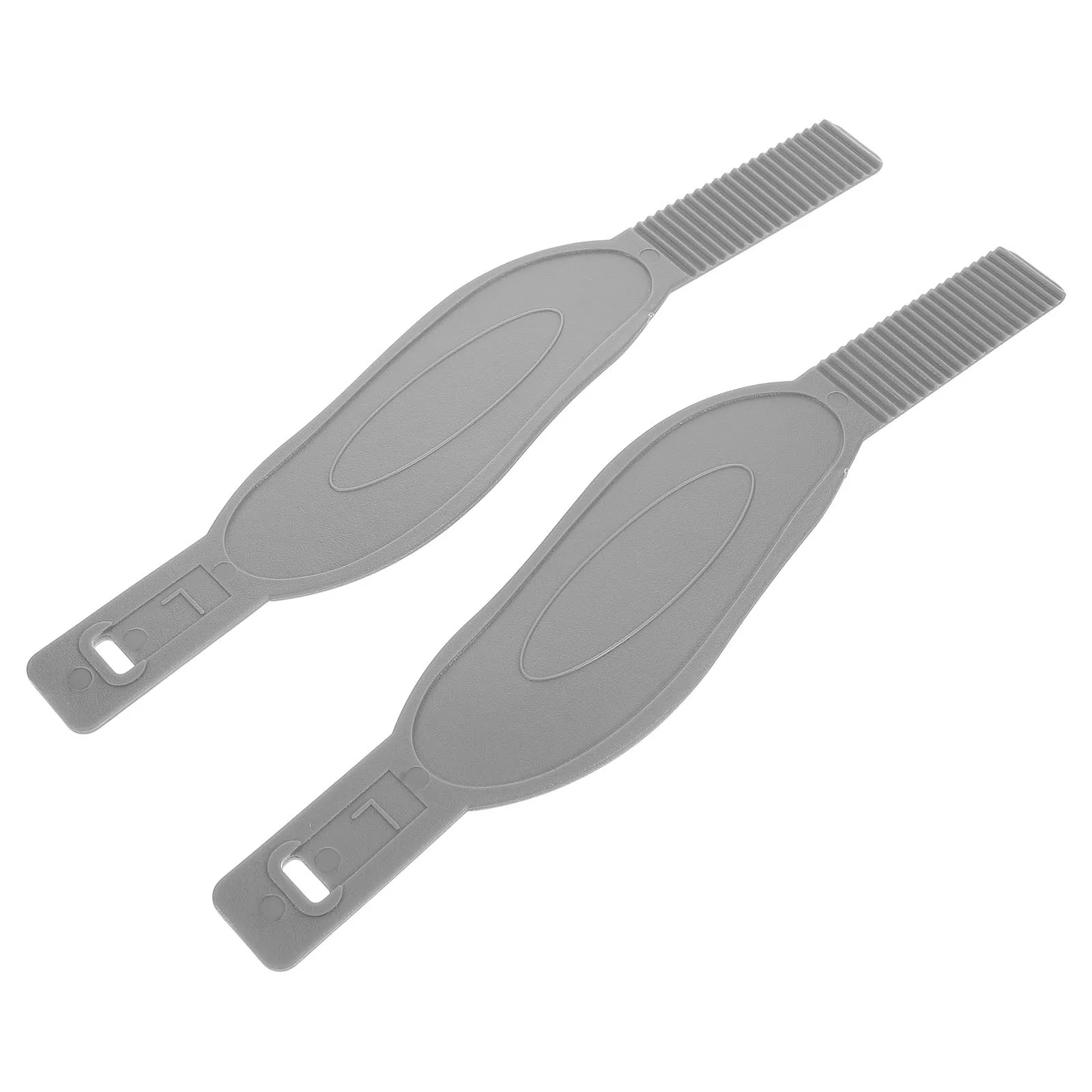 قطعتان من أشرطة الدواسة القابلة للتعديل لدراجات التمرين، تصميم مرن، مادة PP متينة للتدريبات المريحة وركوب الدراجات #2