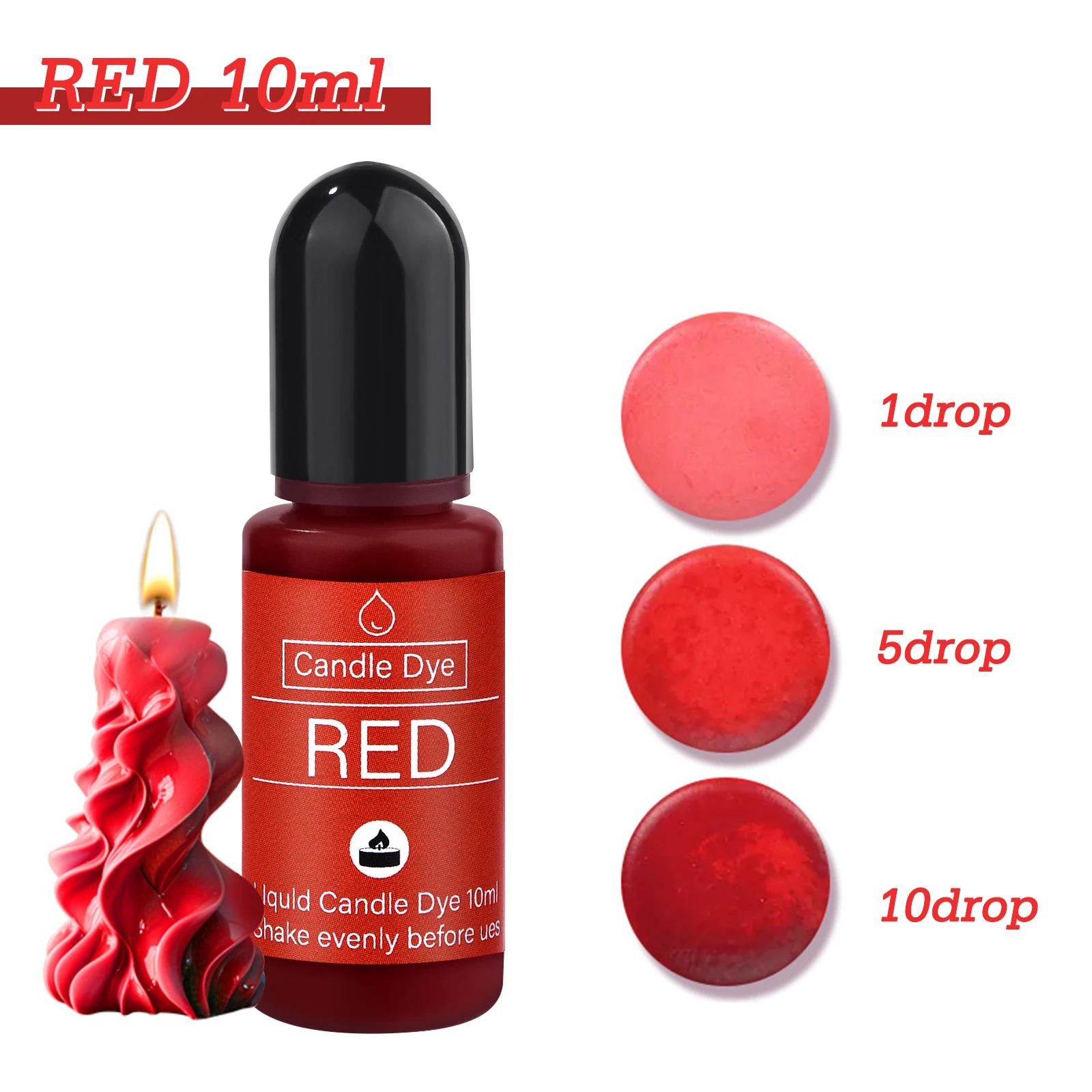 16 Farben Kerzenwachs Pigment Farbstoff Ungiftiges Soja Kerzenwachs Pigment Flüssiger Farbstoff Sojawachs DIY Seifenfarben Kerzenherstellung Zubehör