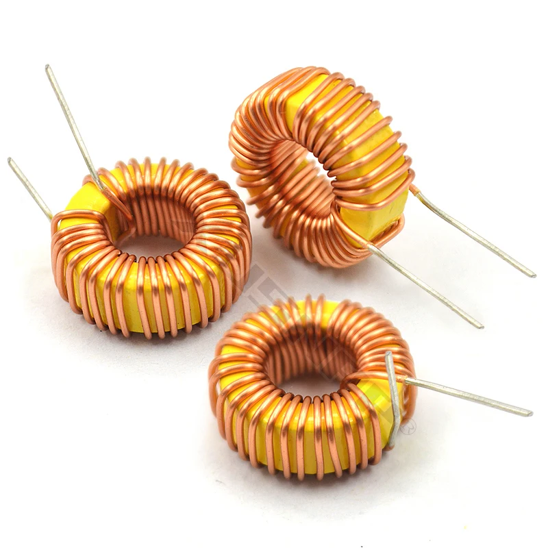 5PCS Toroid Inductor 100UH 100uh 6A Winding Magnetic Inductance Coil Toroidal inductor