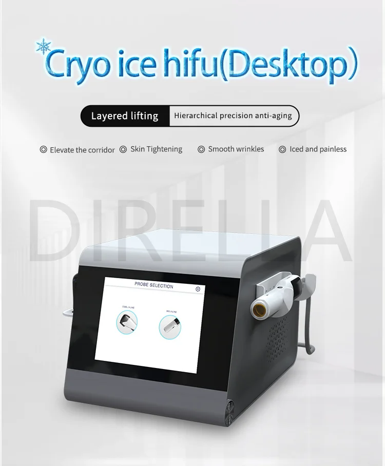 New Technology Face Cryo Anti-aging Machine Facial Firming Lifting Wrinkles Removal Skin Rejuvenation Desktop Ice Cannon Machine