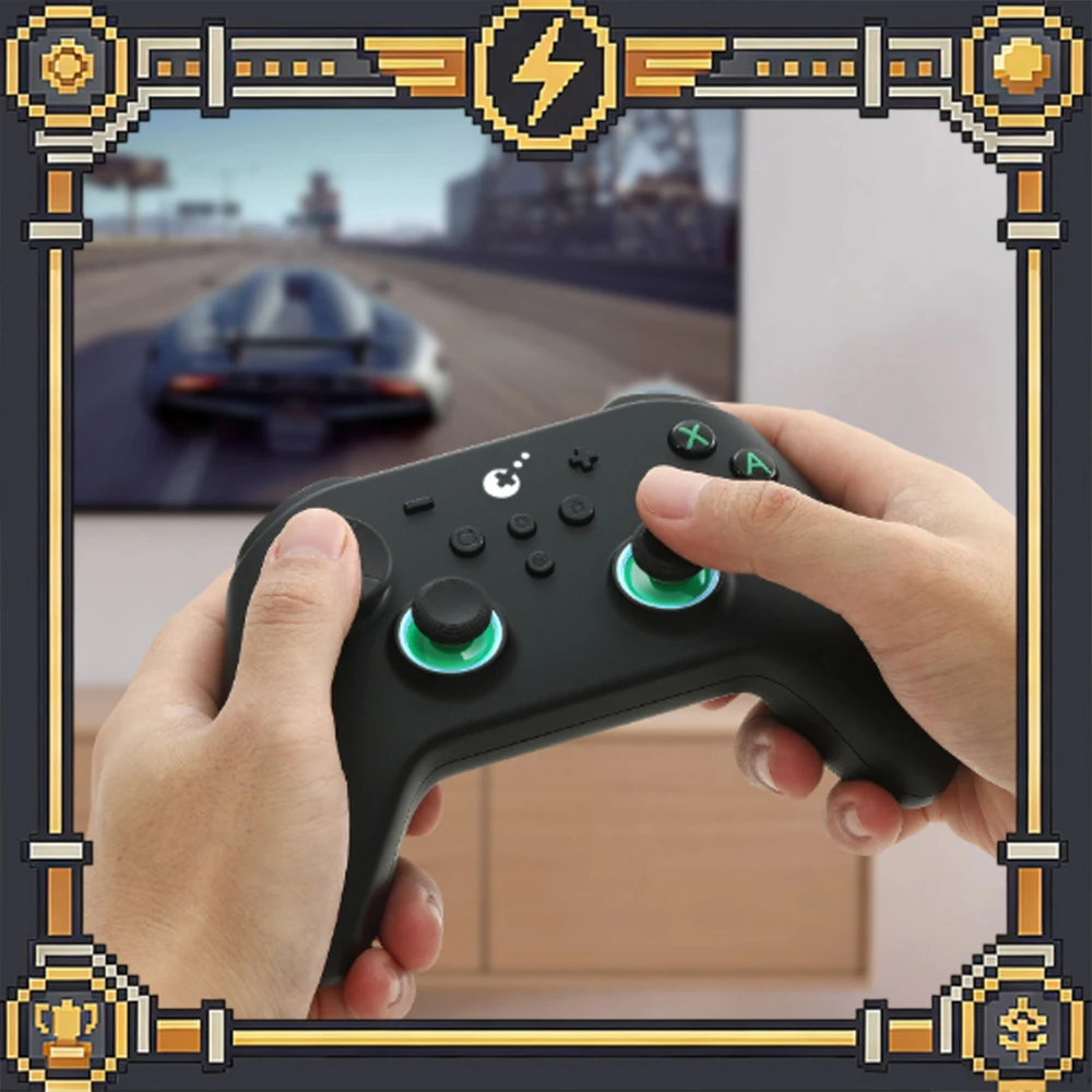 

GuliKit TT Pro/Max Wireless Gamepads with Tension Adjustable TMR Joysticks Game Controller for NS1/2 Windows Android iOS