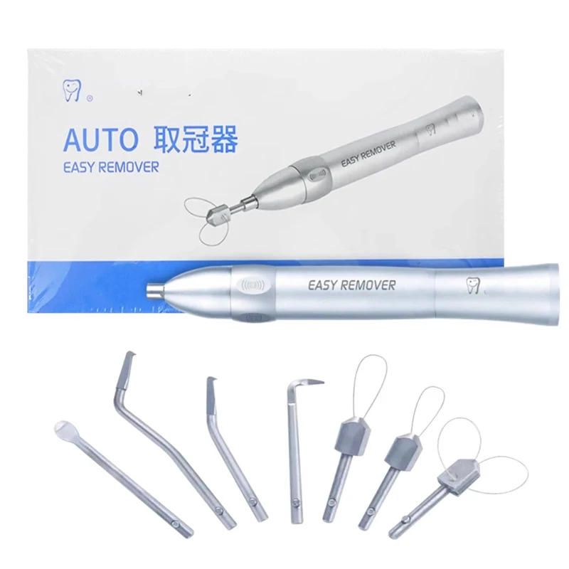 CICADA Dental Automatic Crown Remover Easy Remover Tool With 7 connectors Dentistry Surgical Instrument Tools Shipping