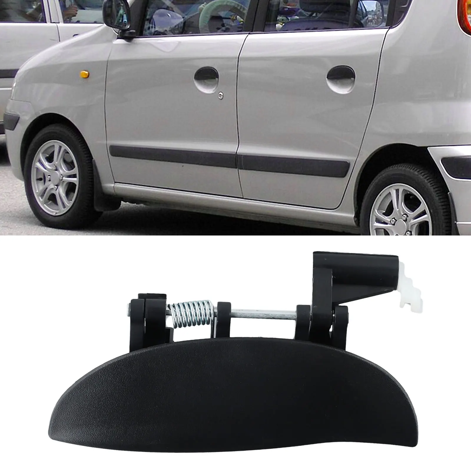 

Exceptional Performance Front Left Door Handle for Hyundai Atos Prime Atoz Prime & Santro Package Includes 1pc